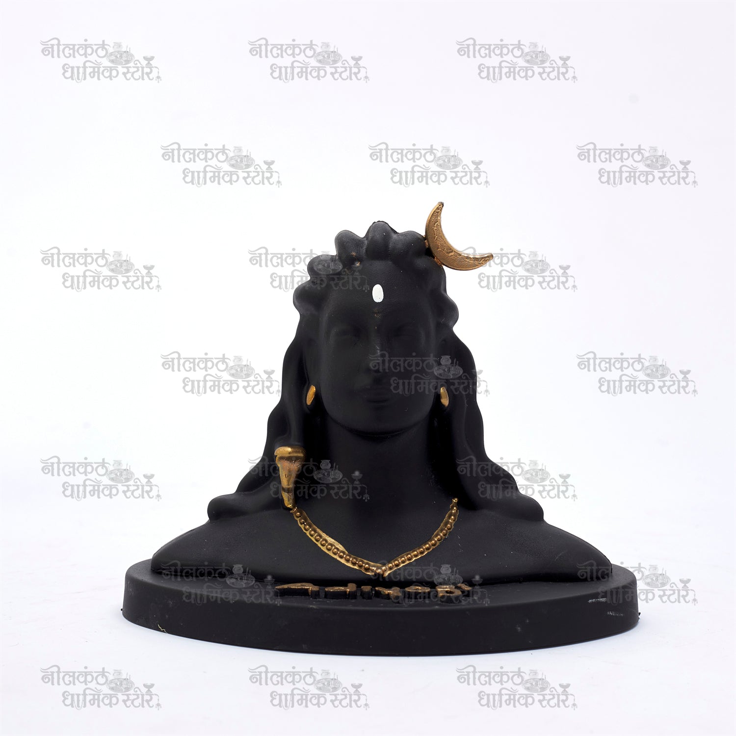 Adiyogi Shiva Statue – Hand-Painted Divine Murti for Home, Yoga, and Meditation by Nilkanthdham