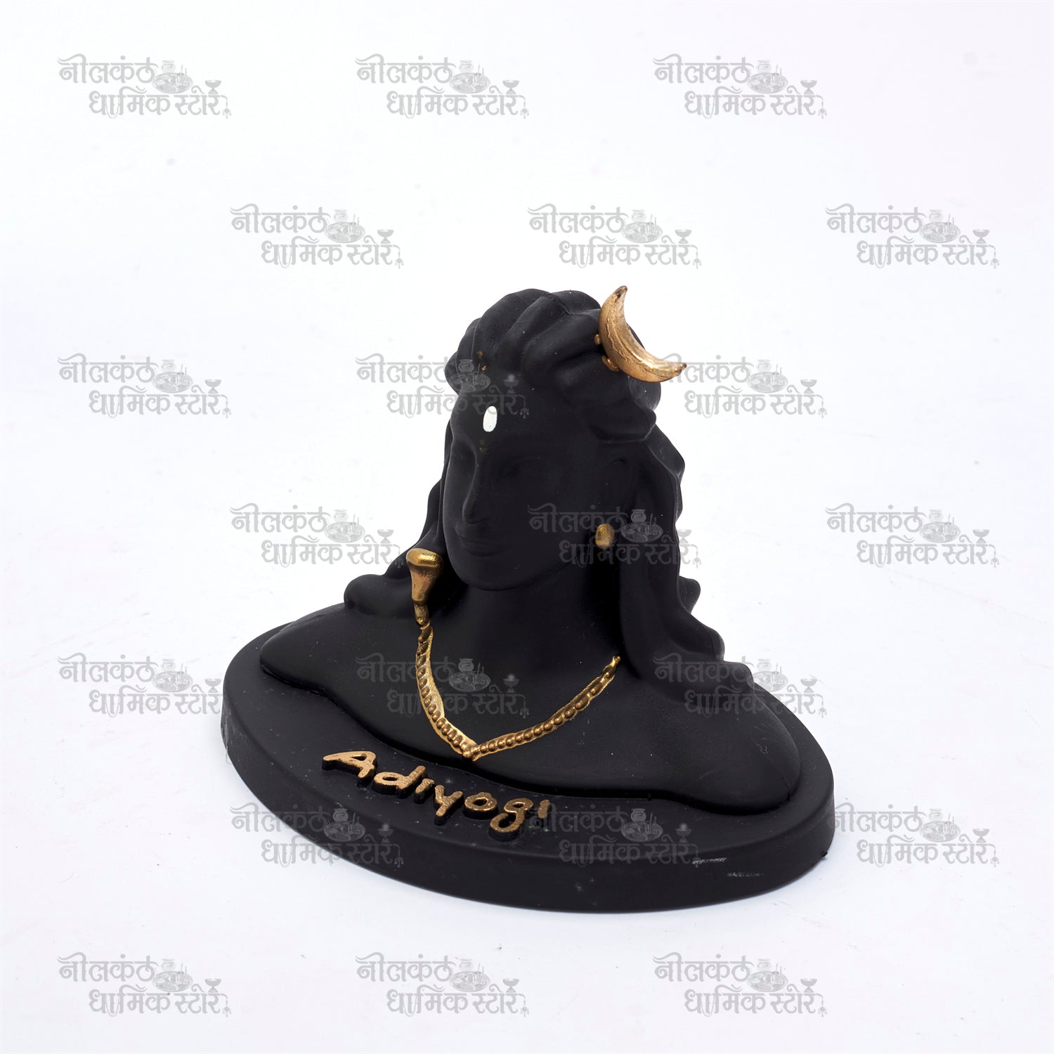 Adiyogi Shiva Statue – Hand-Painted Divine Murti for Home, Yoga, and Meditation by Nilkanthdham