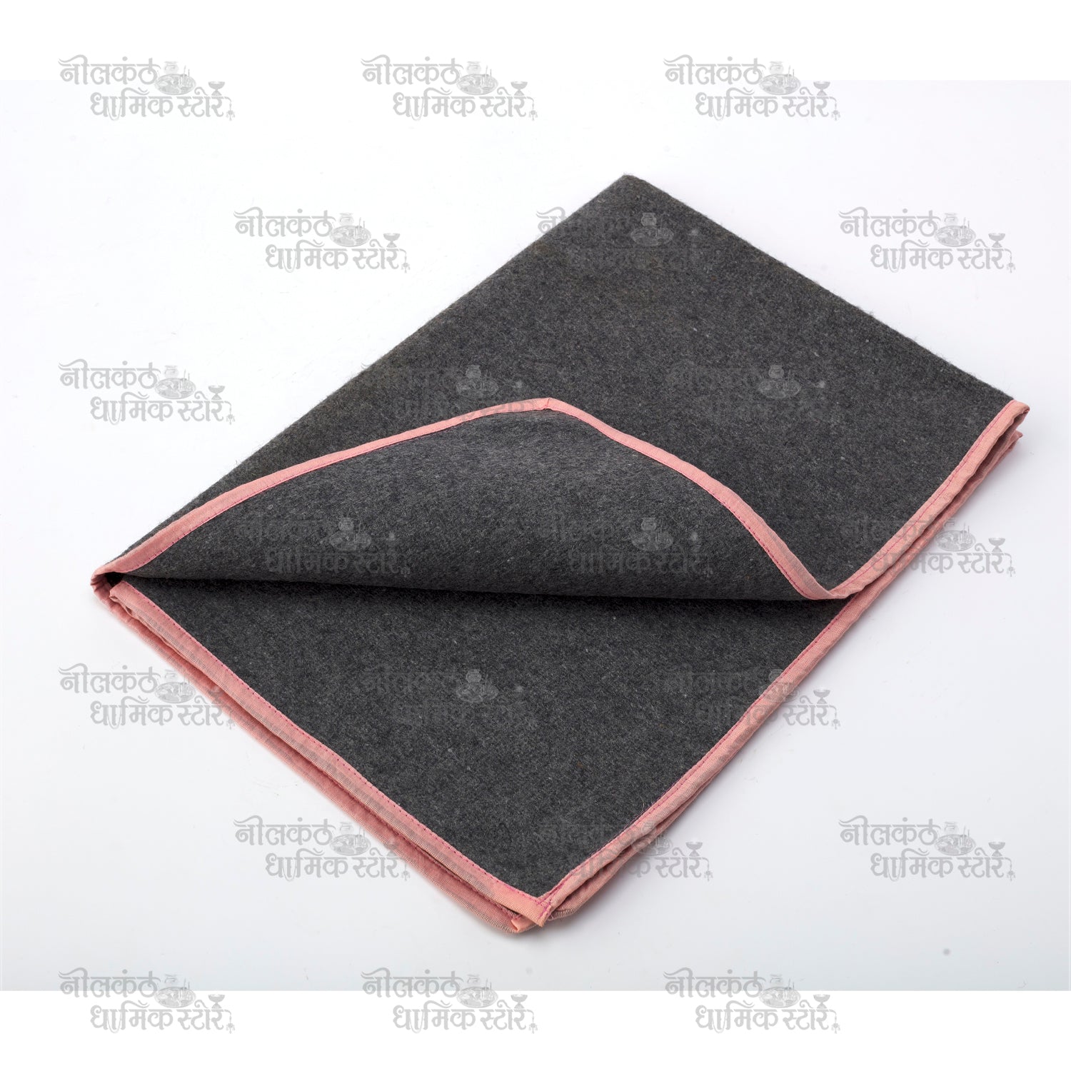 Wool Pooja Asana – Premium Traditional Woolen Prayer Mat for Meditation and Worship by Nilkanthdham