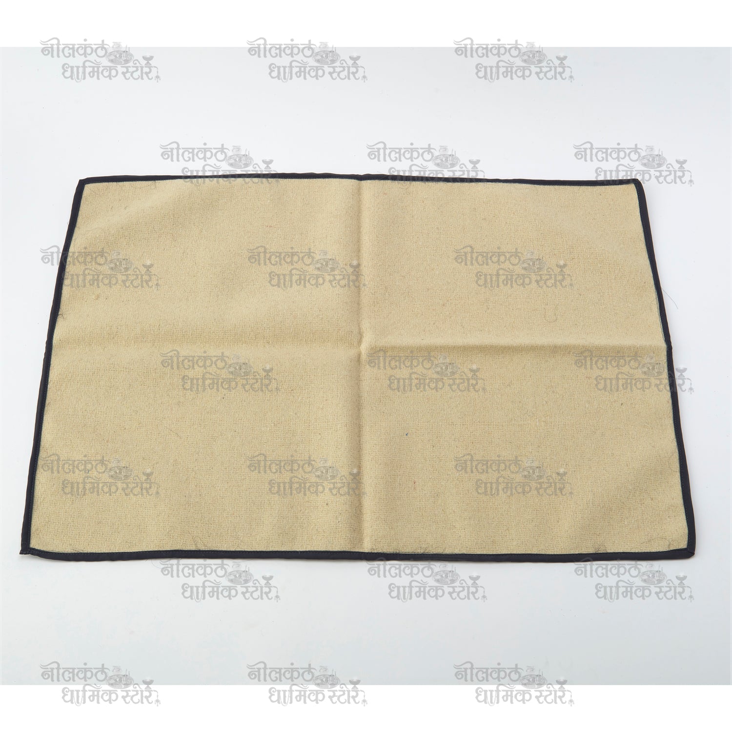 Wool Pooja Asana – Premium Traditional Woolen Prayer Mat for Meditation and Worship by Nilkanthdham