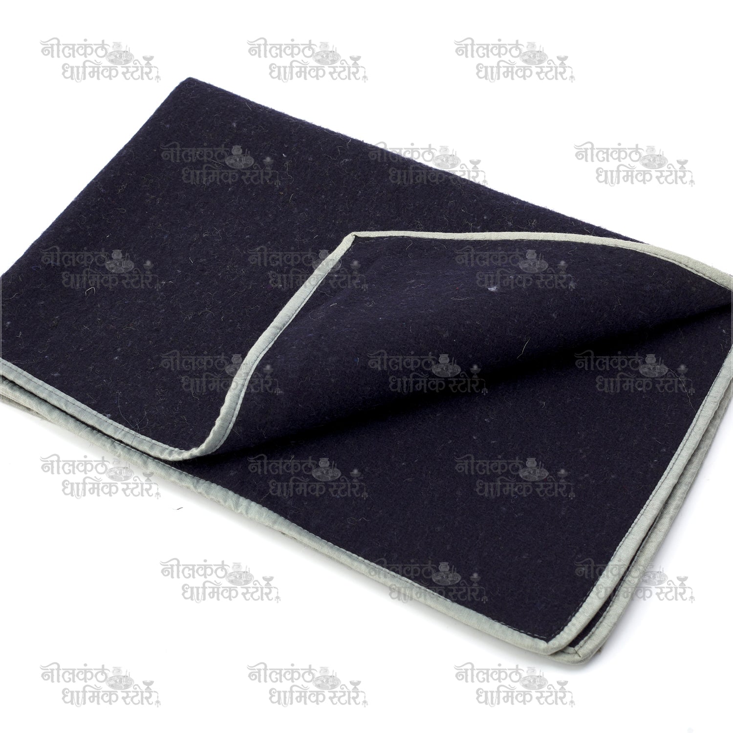 Wool Pooja Asana – Premium Traditional Woolen Prayer Mat for Meditation and Worship by Nilkanthdham