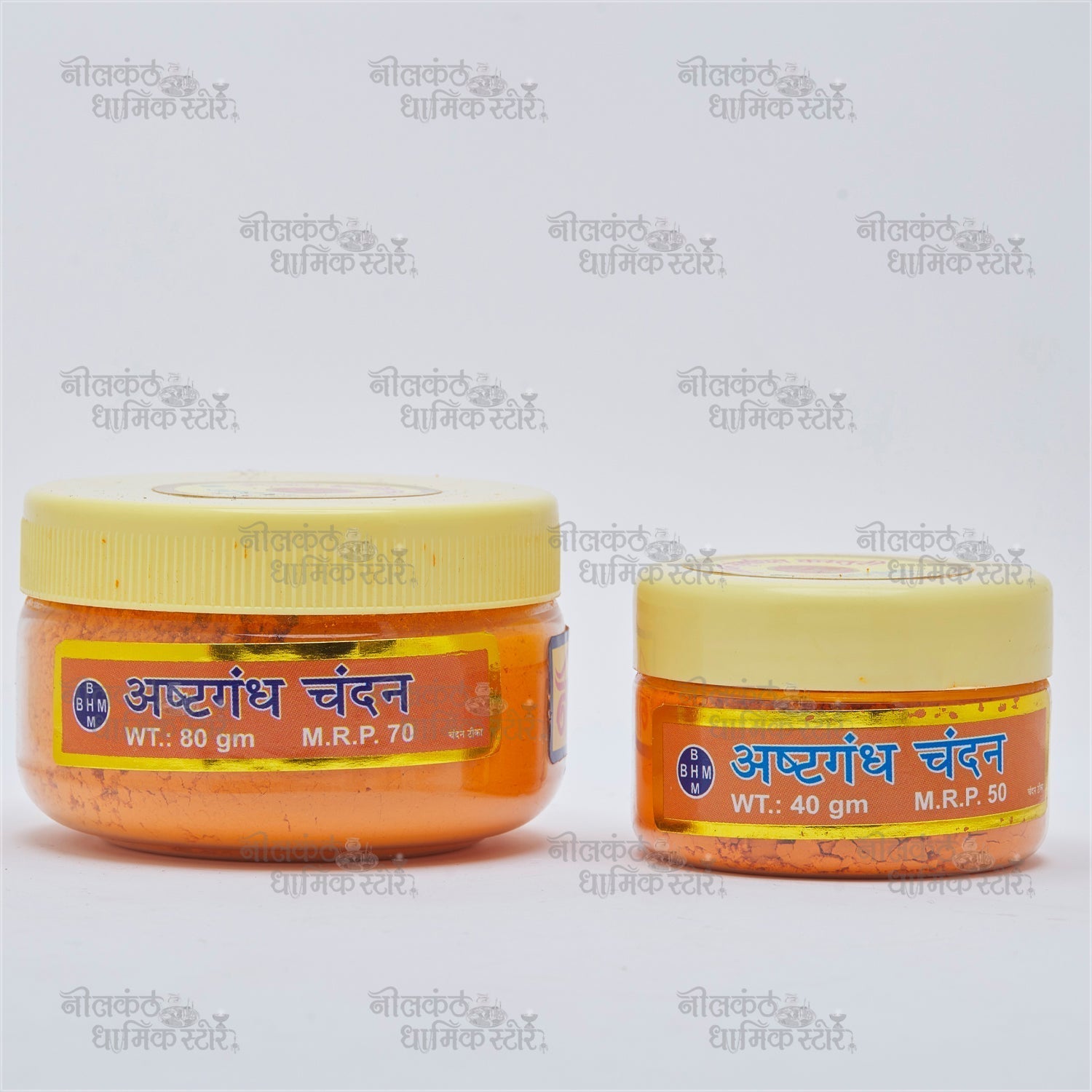 Asht Gandh Chandan Powder – Kesar Yukt Ashtagandha Tilak Powder for Pooja by Nilkanthdham