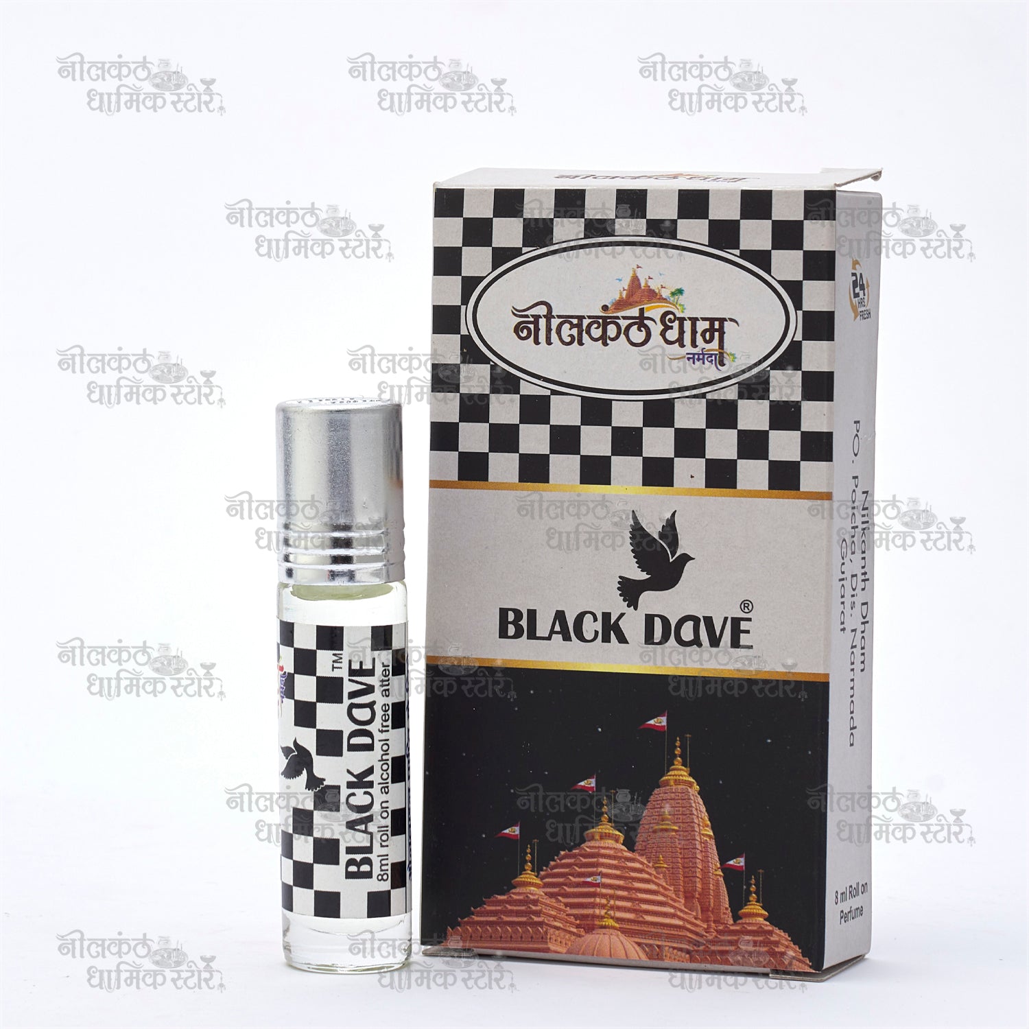 Black Dove Attar Bottle – Long Lasting Natural Perfume