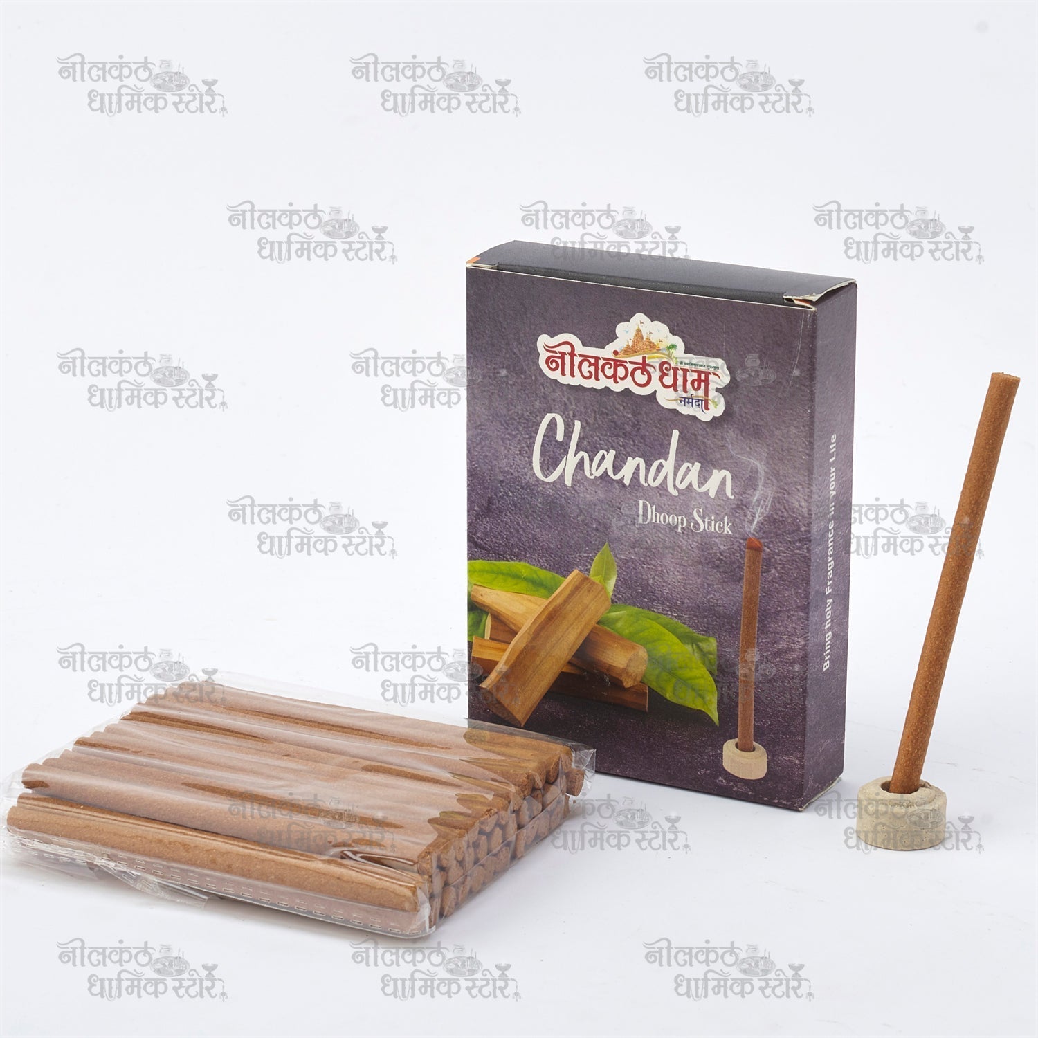 Chandan Dhoop Stick – Pure Sandalwood Natural Long-Lasting Dhoop by Nilkanthdham