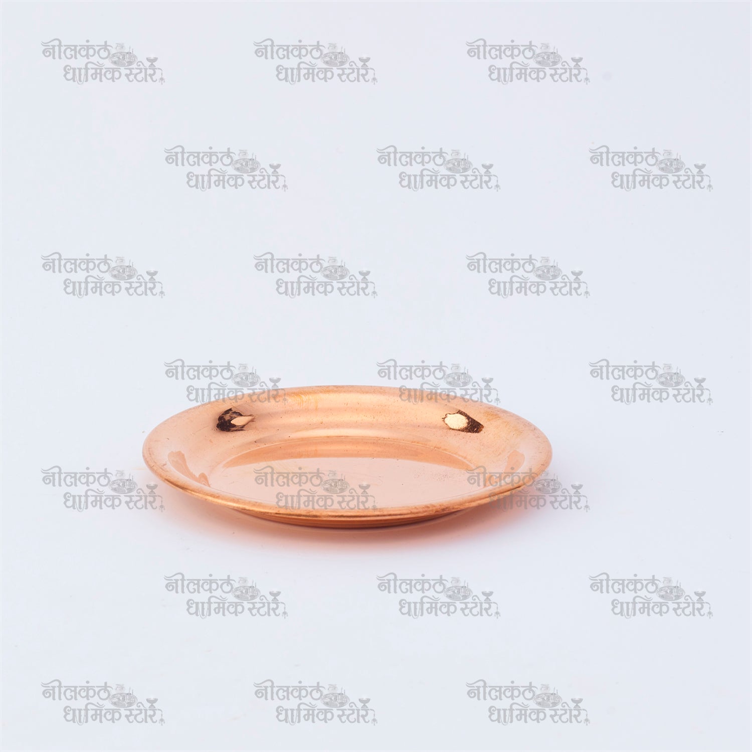 Pure Copper Plate – Traditional Pooja Thali for Prayer and Festivals