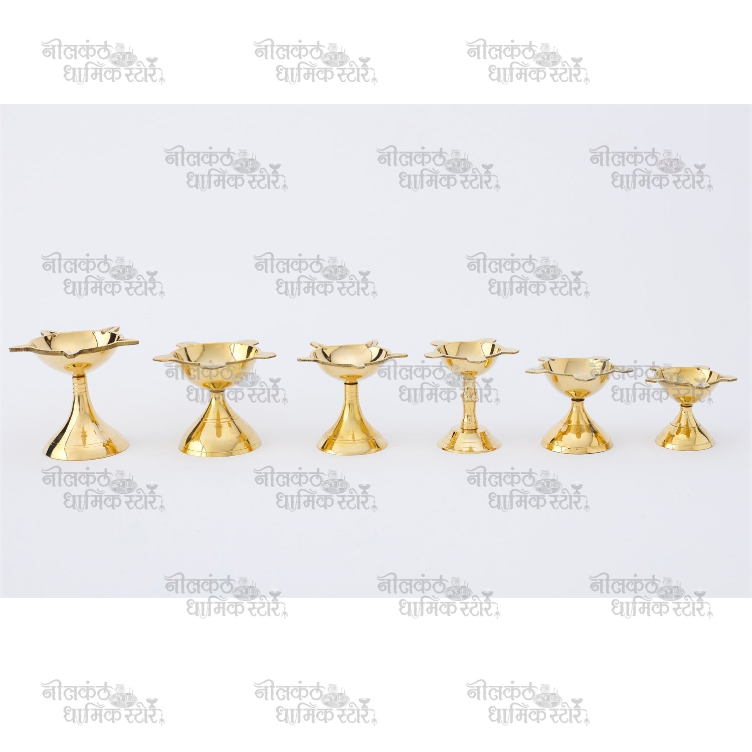 Traditional Brass Oil Lamp for Home Temple