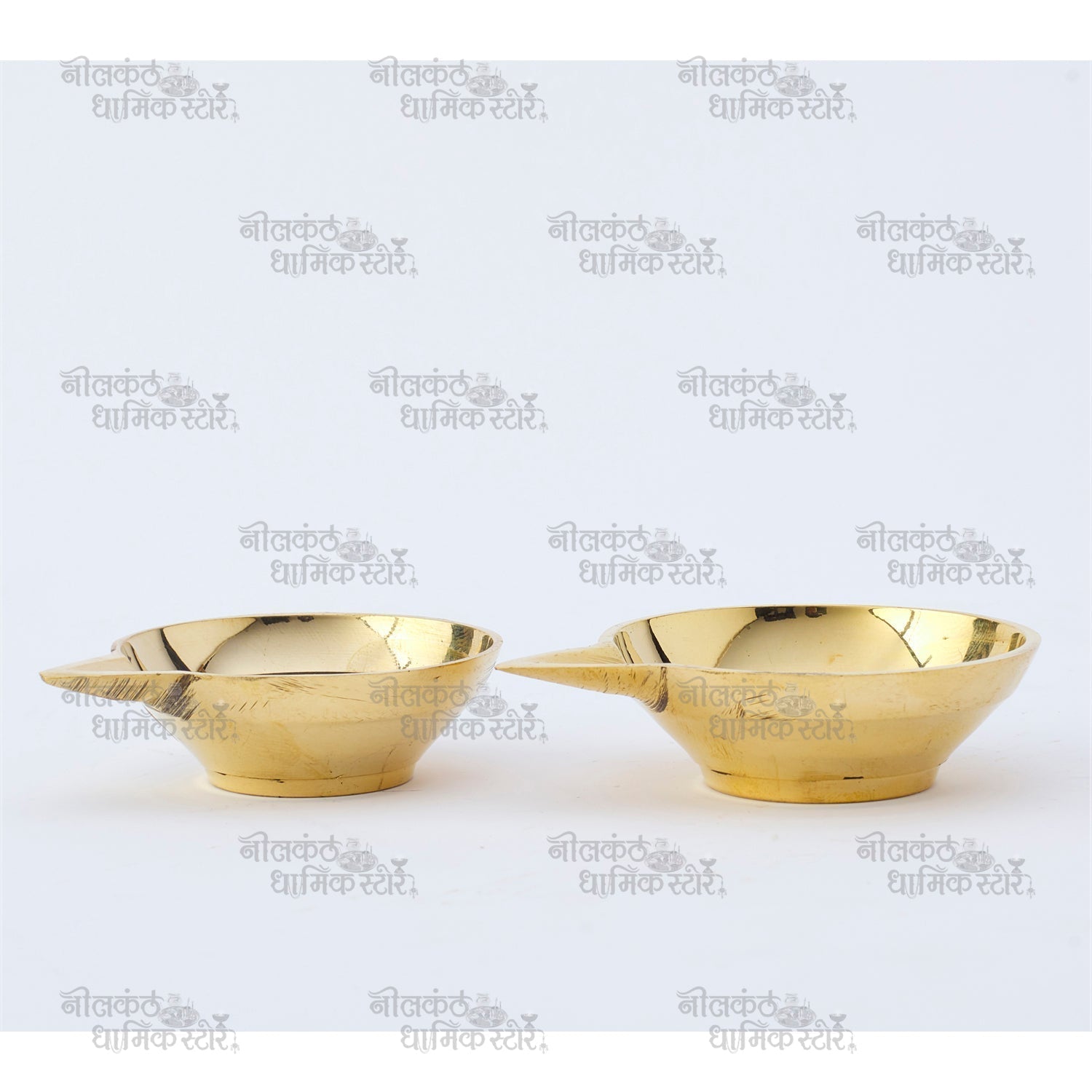 Traditional Brass Oil Lamp for Home Temple