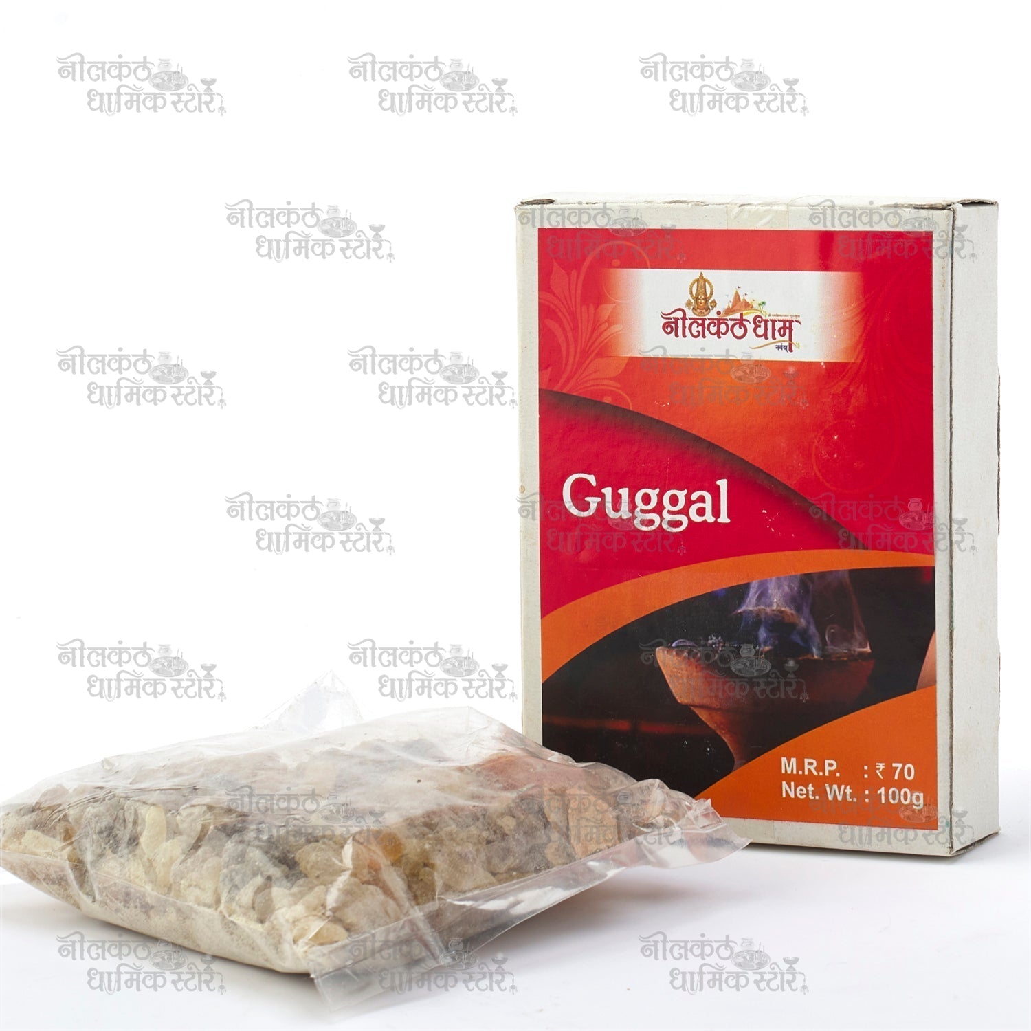 Guggal Dana – Pure Natural Guggul Resin for Pooja and Meditation by Nilkanthdham