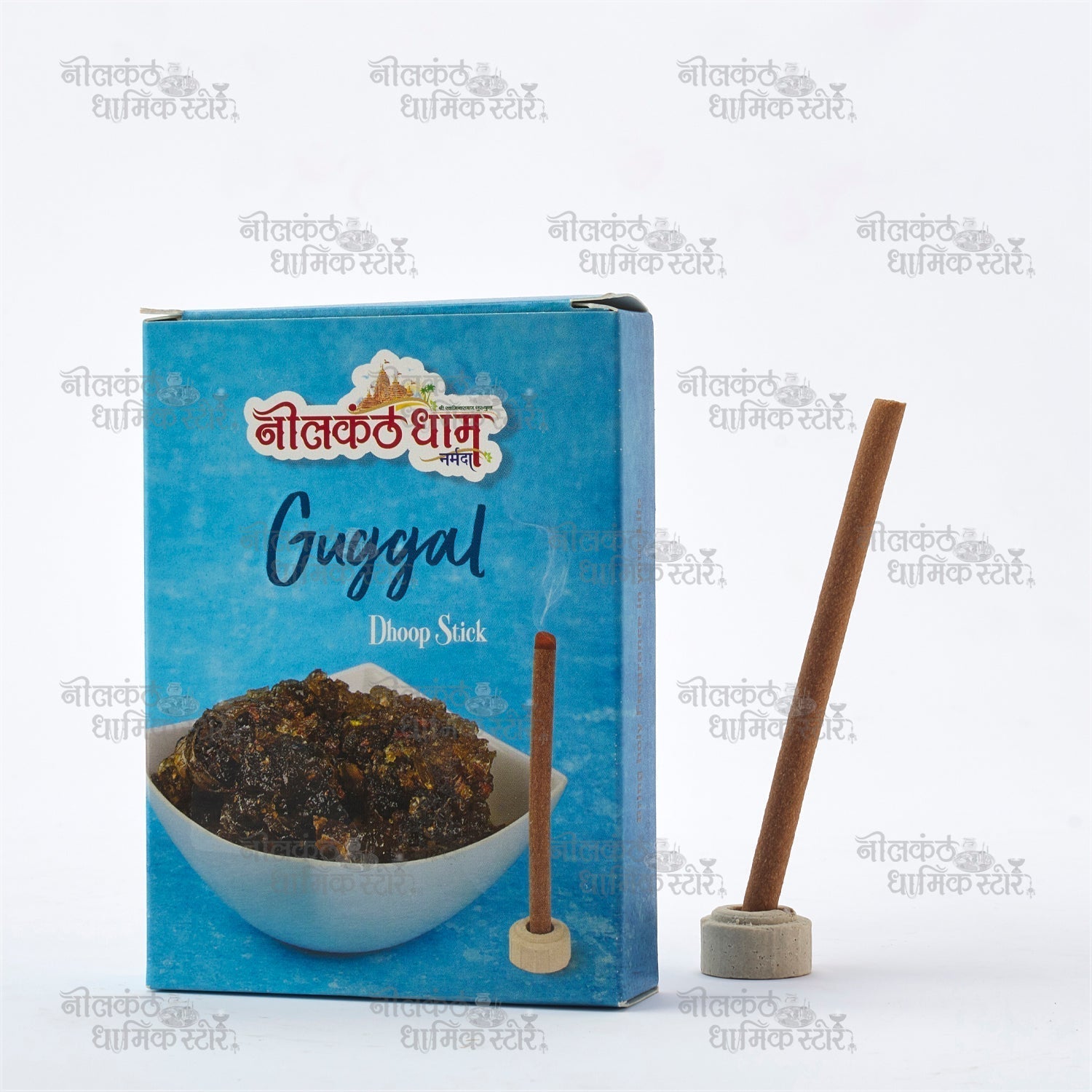 Guggal Dhoop Stick – Pure Loban Guggul Natural Purifying Dhoop by Nilkanthdham
