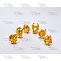 Laughing Buddha Set - Multiple Statues for Joy and Prosperity by Nilkanth Dham