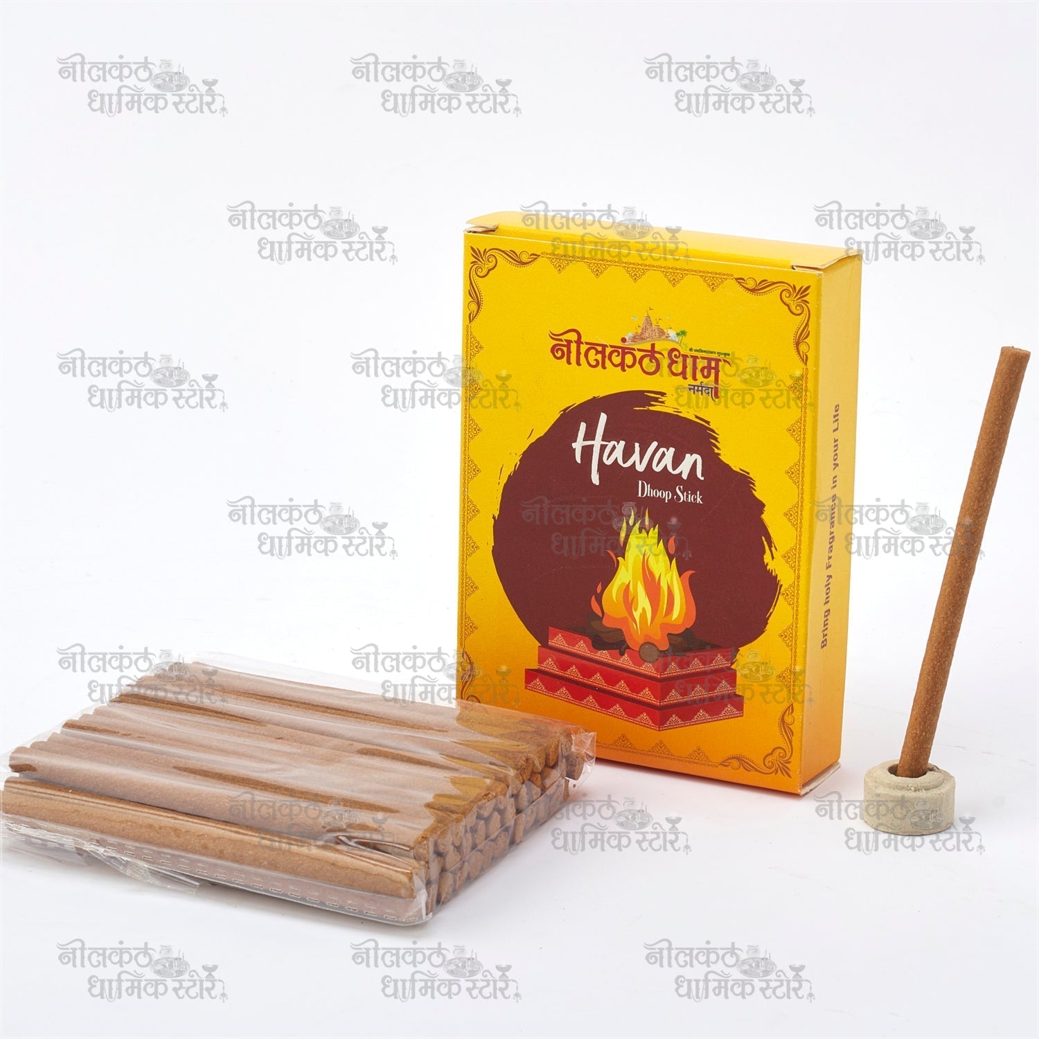 Havan Dhoop Stick – Sacred Herbal Natural Purifying Dhoop by Nilkanthdham