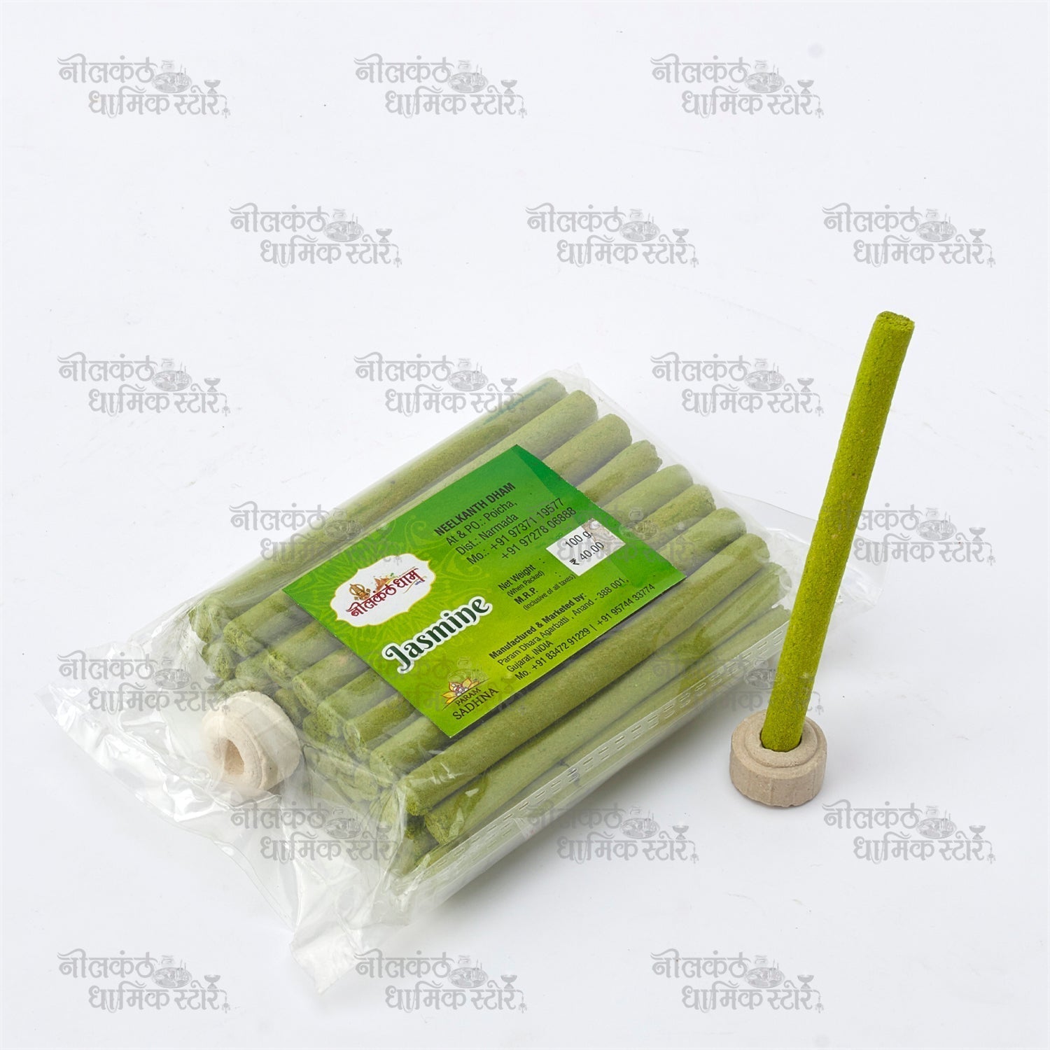 Jasmine Dhoop Stick – Pure Floral Natural Long-Lasting Dhoop by Nilkanthdham