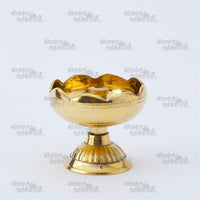kamal designed brass diya