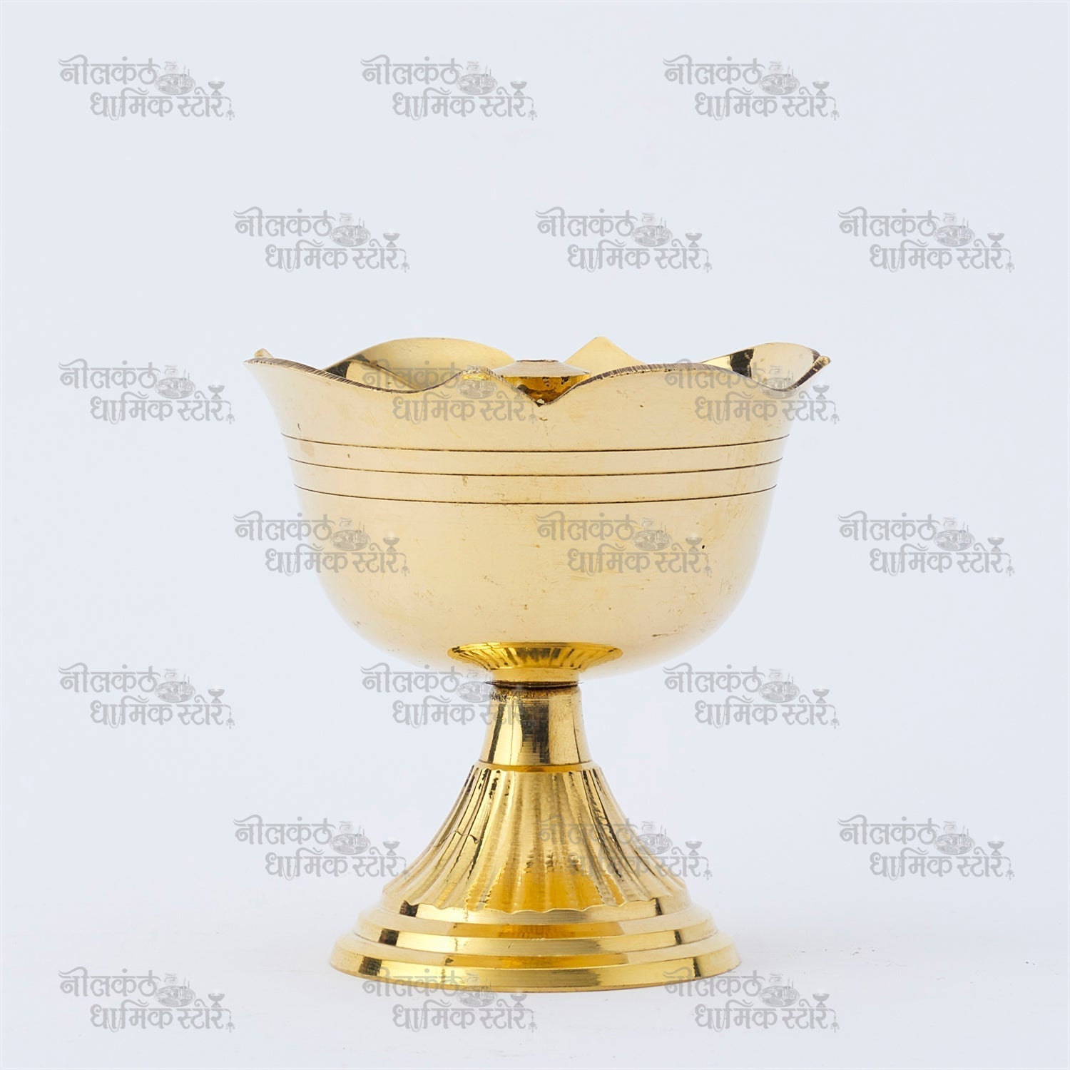 Brass Lotus Design Diya