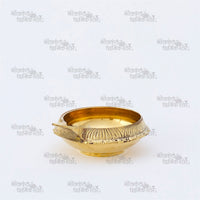 kamal designed brass diya