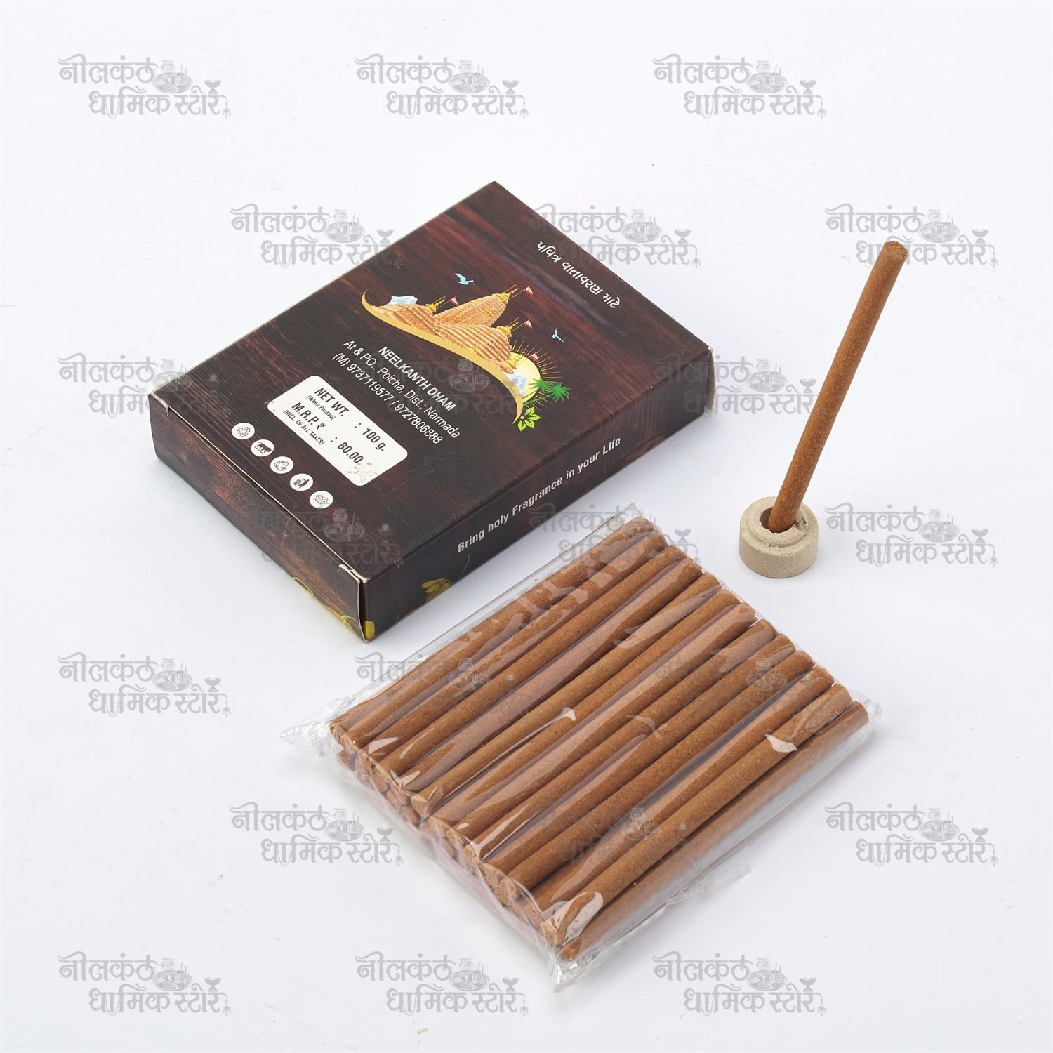 Kapur Dhoop Stick – Pure Camphor Natural Purifying Dhoop by Nilkanthdham