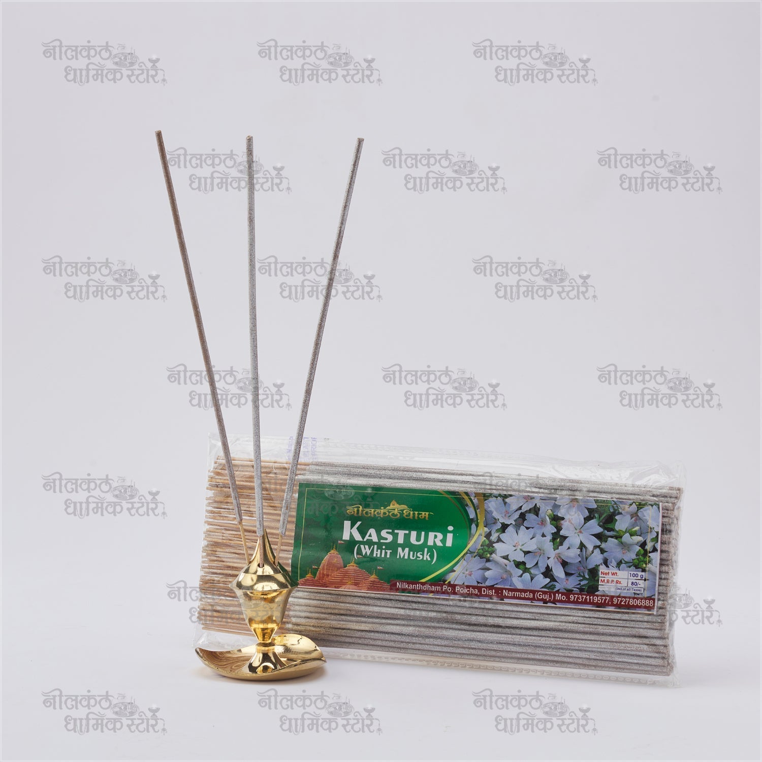 Kasturi Agarbatti – Premium Long-Lasting Kasturi Incense Sticks by Nilkanthdham