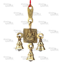 Brass Lakshmiji Latkan Door Hanging Bells