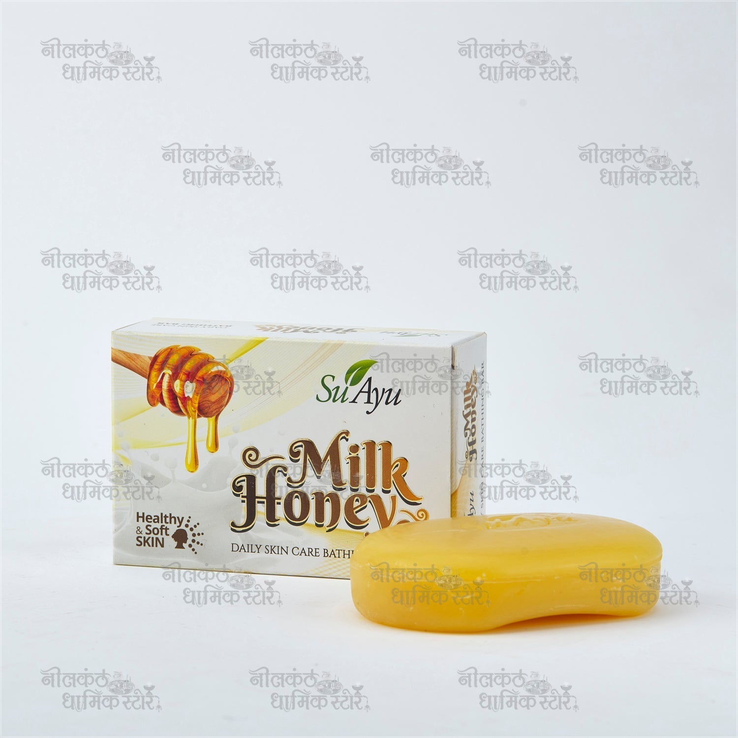 Milk Honey Soap – Nourishing Ayurvedic Bathing Bar for Soft Skin by Nilkanthdham
