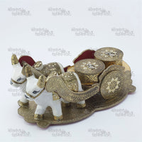 Handcrafted Wooden Bullock Cart - Mukhavas Gadu Rustic Home Décor by Nilkanth Dham
