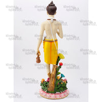 Nilkanth Varni Big Size Colored Fiber Murti with Gold Finish for Home and Temple by Nilkanthdham