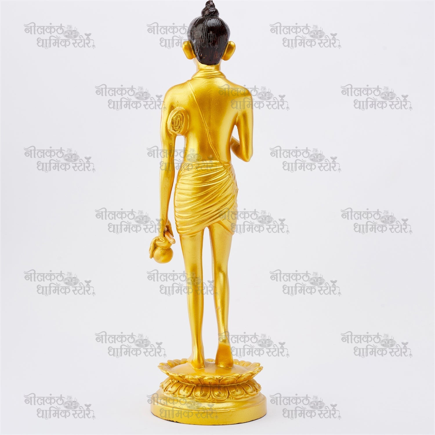 Nilkanth Varni Golden Fiber Murti – Elegant Gold-Colored Divine Idol for Home and Temple by Nilkanthdham