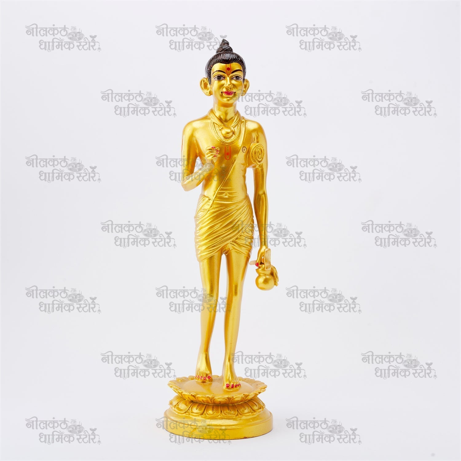 Nilkanth Varni Golden Fiber Murti – Elegant Gold-Colored Divine Idol for Home and Temple by Nilkanthdham