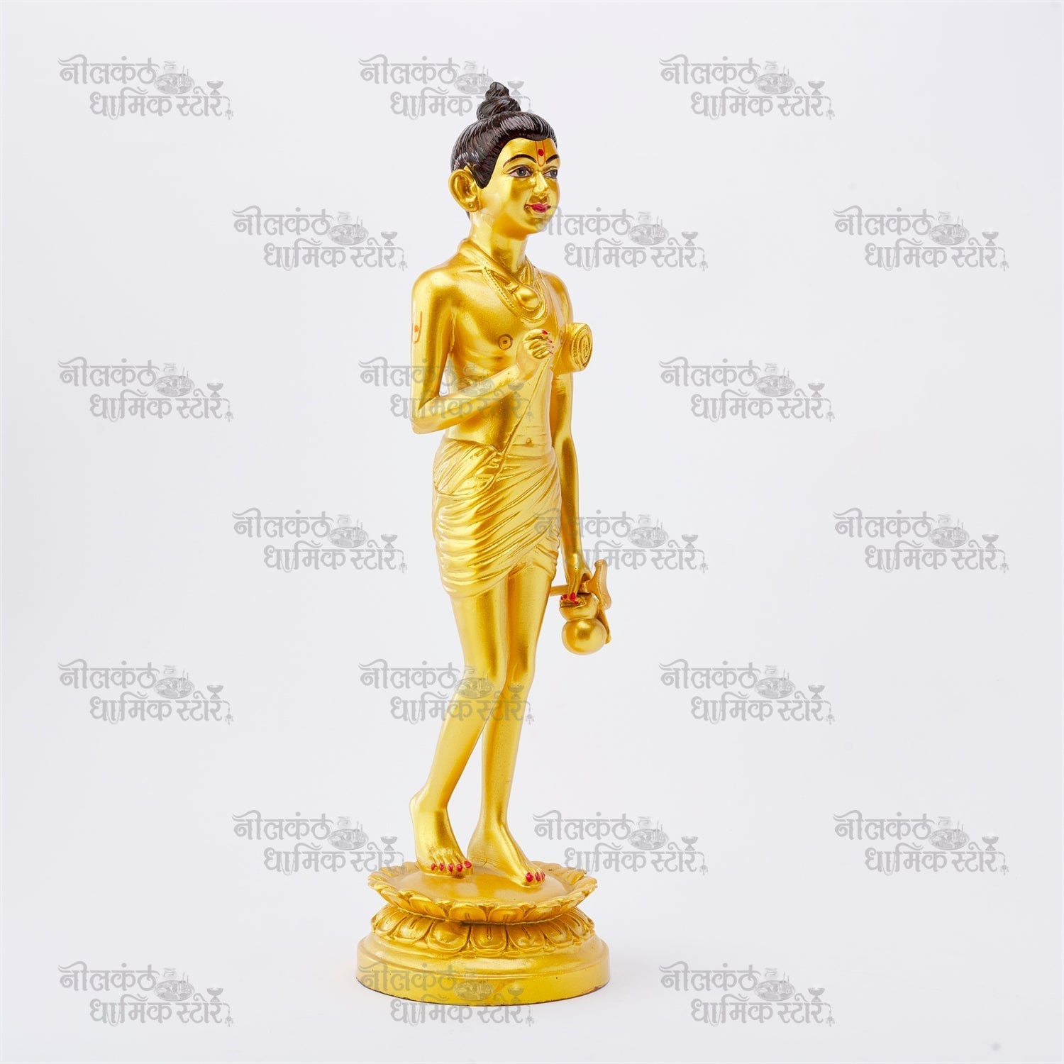 Nilkanth Varni Golden Fiber Murti – Elegant Gold-Colored Divine Idol for Home and Temple by Nilkanthdham
