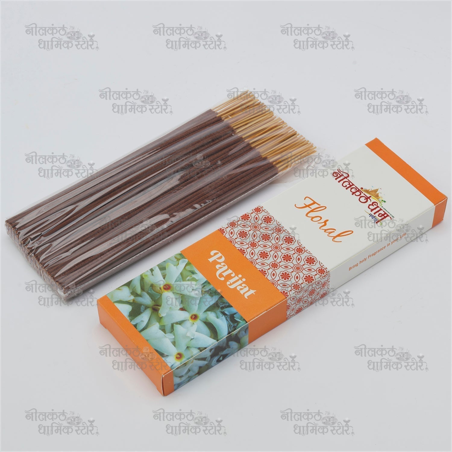 Parijat Agarbatti – Night Jasmine Natural Long-Lasting Incense Sticks by Nilkanthdham