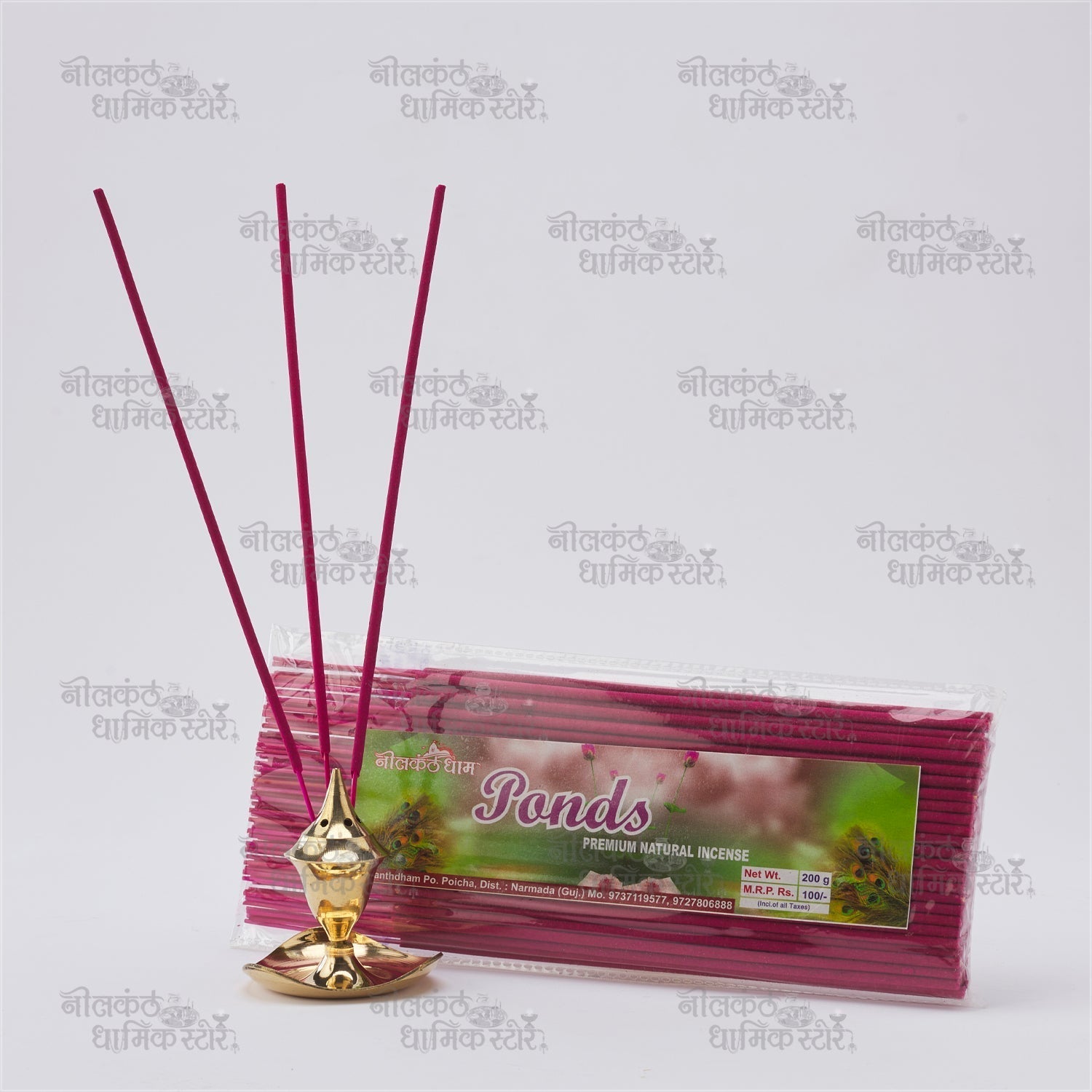 Ponds Agarbatti – Fresh Aqua Fragrance Natural Incense Sticks by Nilkanthdham