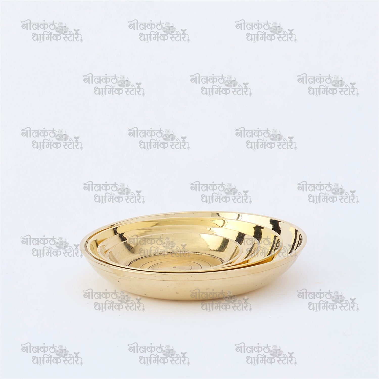 Pure Brass Prasad Plate