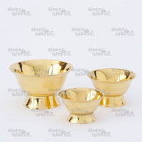 Pure Brass Prasad Vatki for Pooja and Temple Use