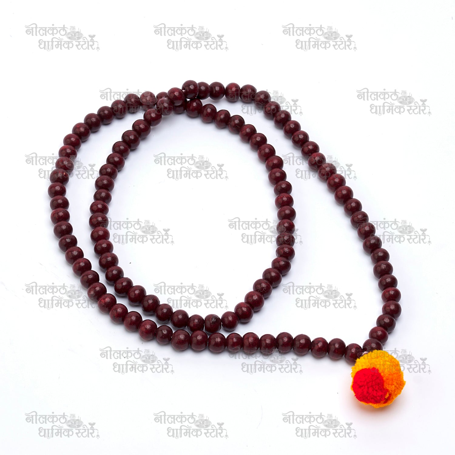 Rakt Chandan Mala – Red Sandalwood Jaap Mala for Meditation & Peace by Nilkanthdham