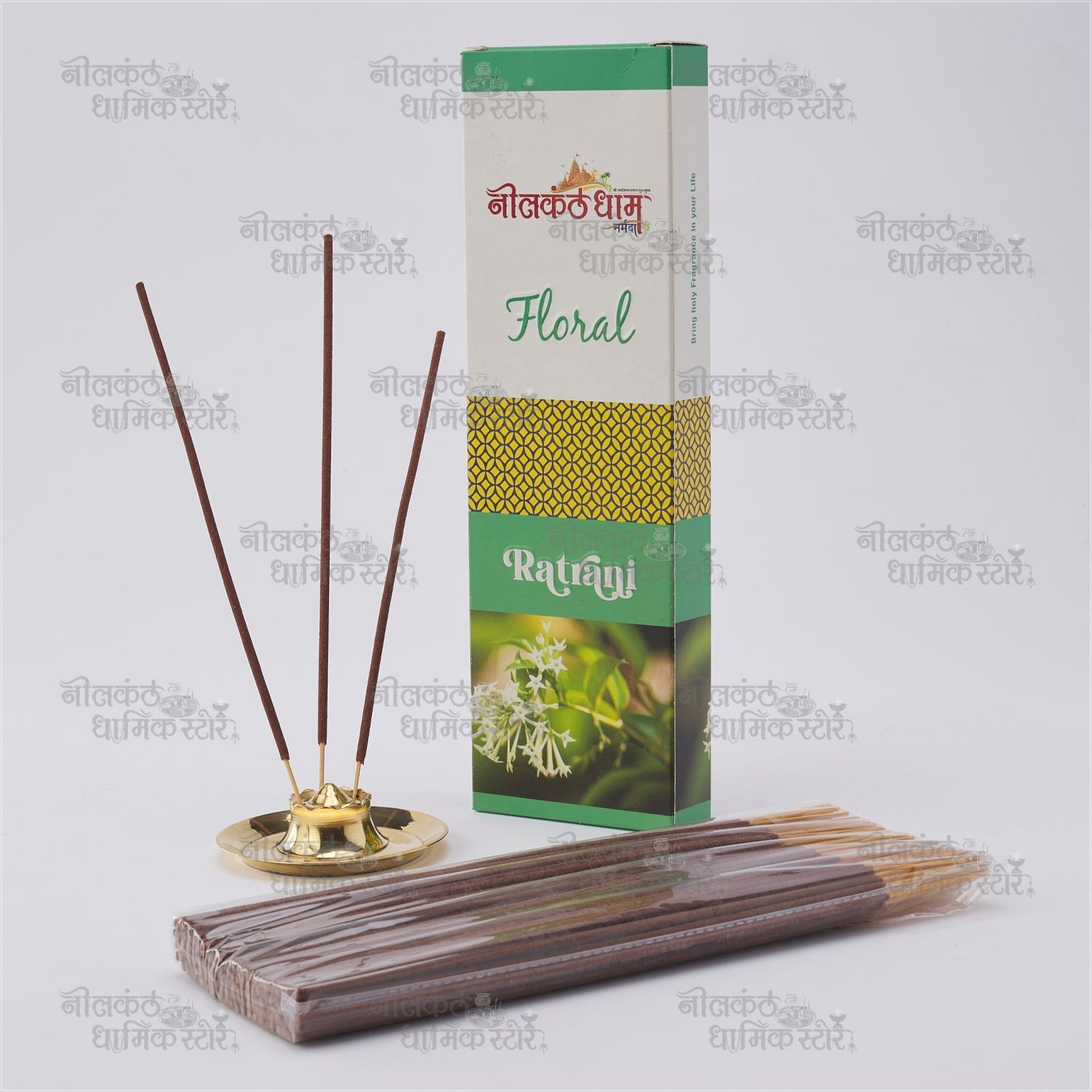 Ratrani Agarbatti – Night Jasmine Natural Long-Lasting Incense Sticks by Nilkanthdham