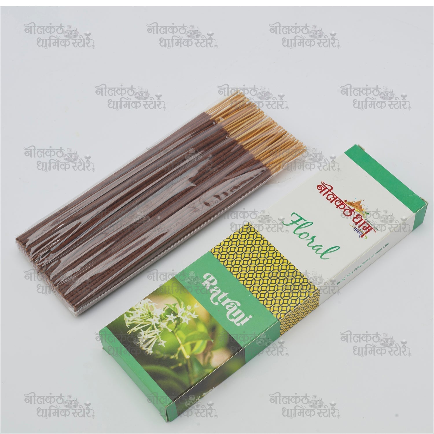 Ratrani Agarbatti – Night Jasmine Natural Long-Lasting Incense Sticks by Nilkanthdham