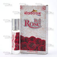 Red Rose Attar Bottle – Natural Non-Alcoholic Perfume Oil