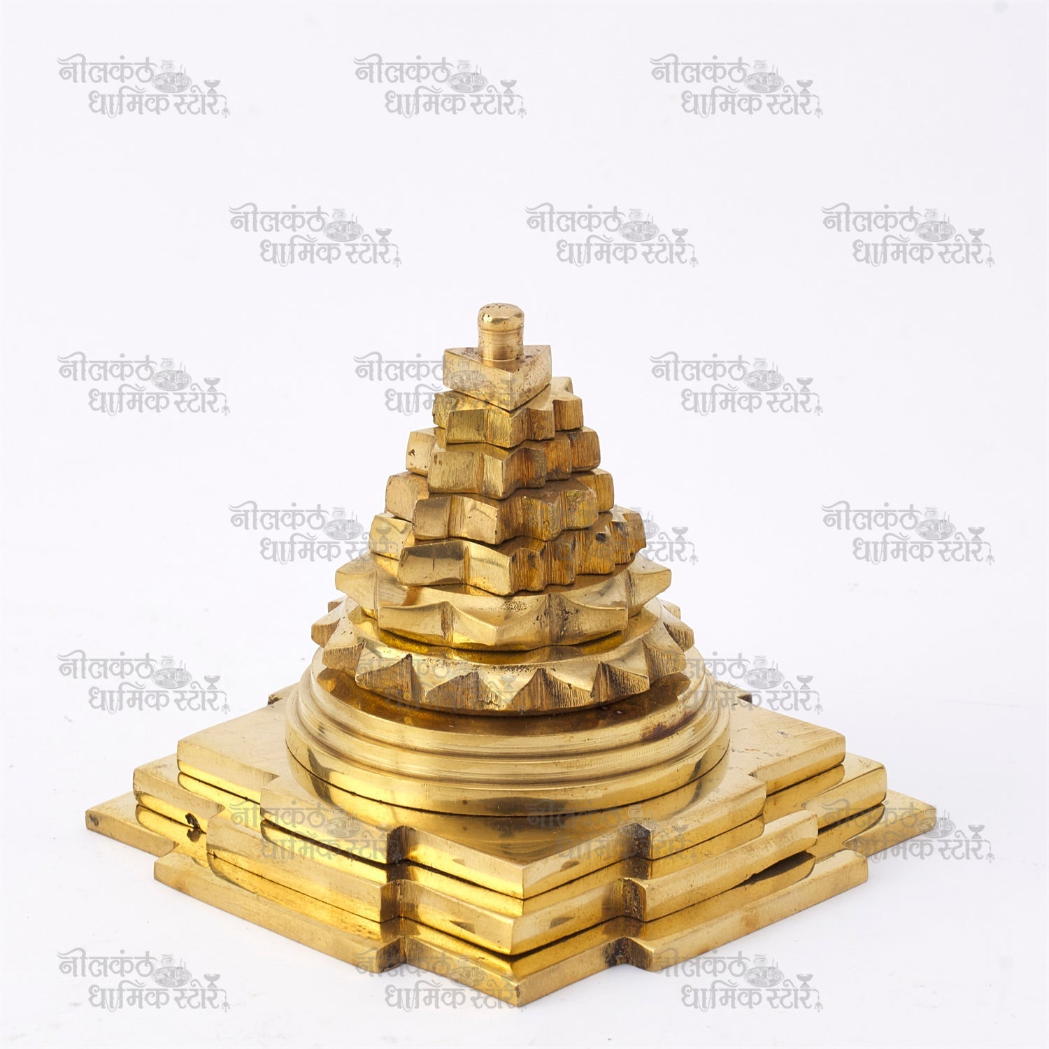 Mahal Lakshmi Sumeru Shree Yantra Large - Prosperity and Spiritual Energy Symbol by Nilkanth Dham