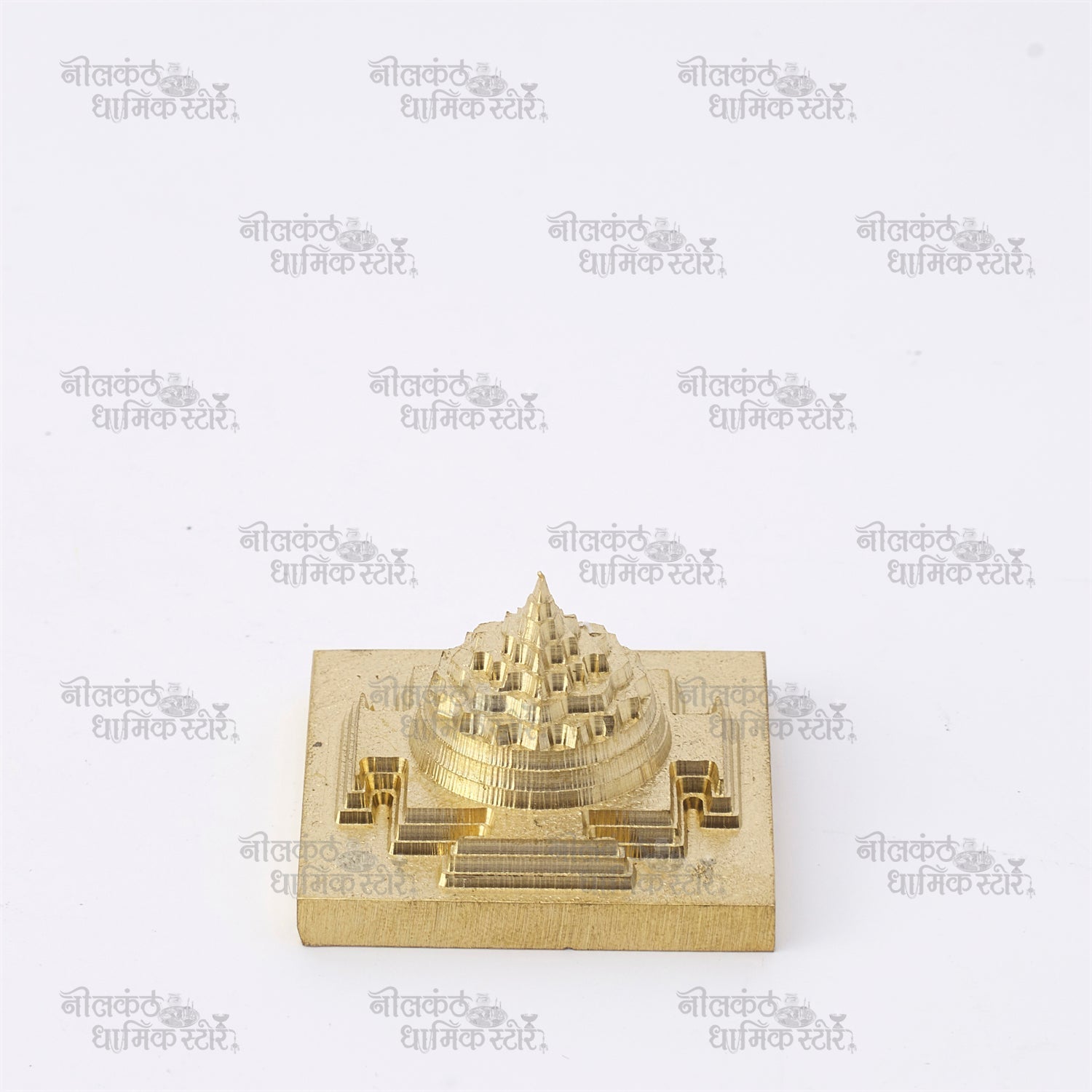 Maha Meru Shree Yantra Small - Sacred Symbol of Wealth and Spiritual Harmony by Nilkanth Dham