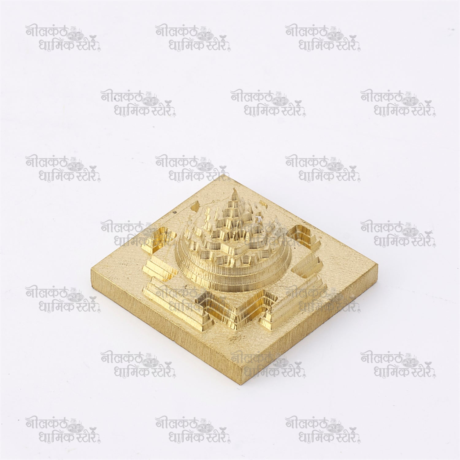 Maha Meru Shree Yantra Small - Sacred Symbol of Wealth and Spiritual Harmony by Nilkanth Dham