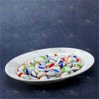 Multicolored Decorative Stones and Crystal Glass Stones for Home and Garden Décor by Nilkanth Dham