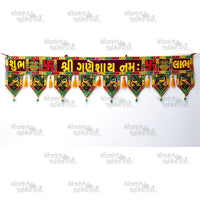 Handmade Traditional Toran Bandhanwar Door Hanging 35x7 Inches for Festival and Auspicious Home Decor