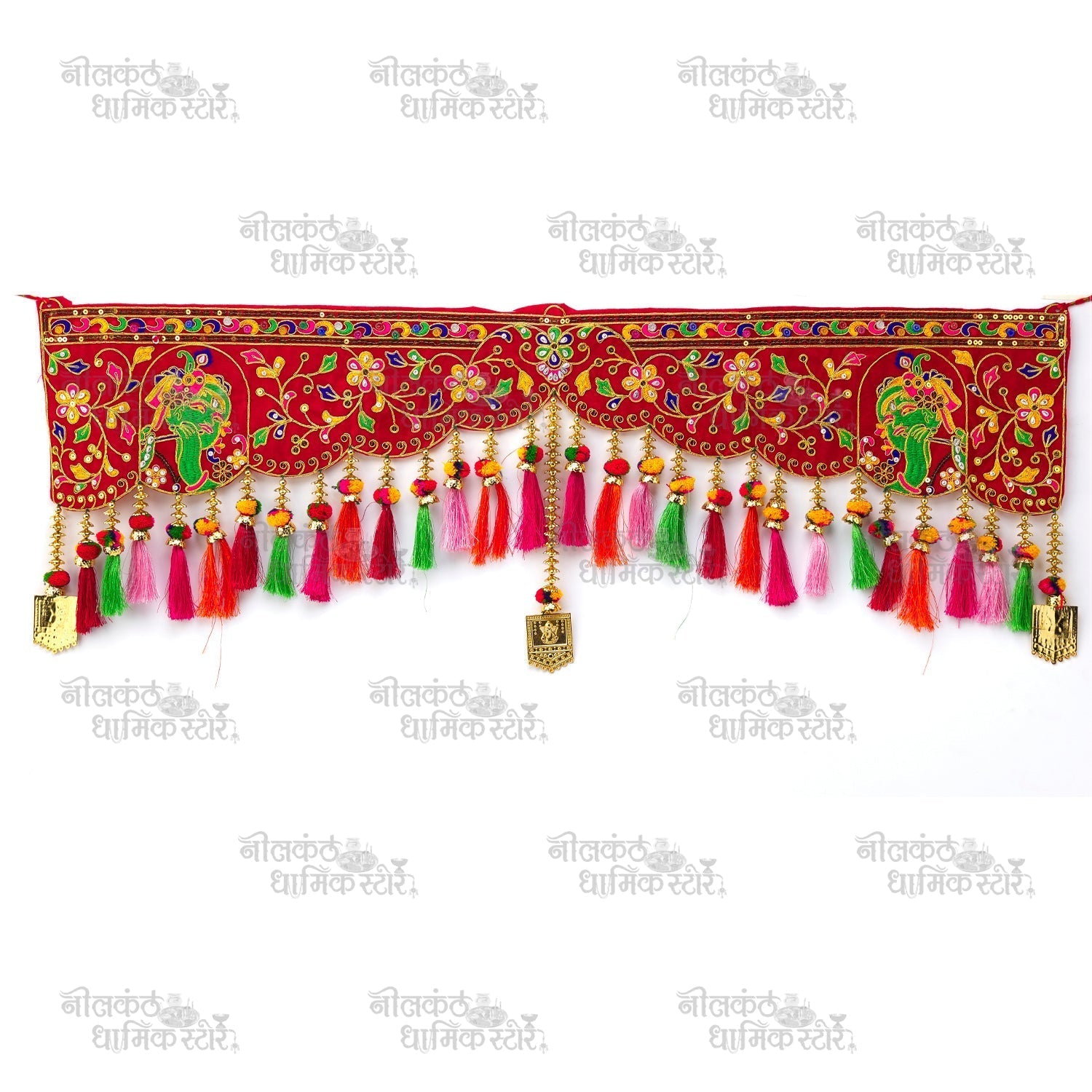 Handmade Traditional Toran Bandhanwar Door Hanging for Festival and Pooja Decoration