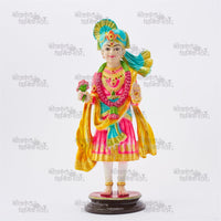 Ubha Ghanashyam Maharaj Murti – Creative Swaminarayan Idol for Pooja Mandir and Home Decor by Nilkanthdham