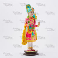 Ubha Ghanashyam Maharaj Murti – Creative Swaminarayan Idol for Pooja Mandir and Home Decor by Nilkanthdham