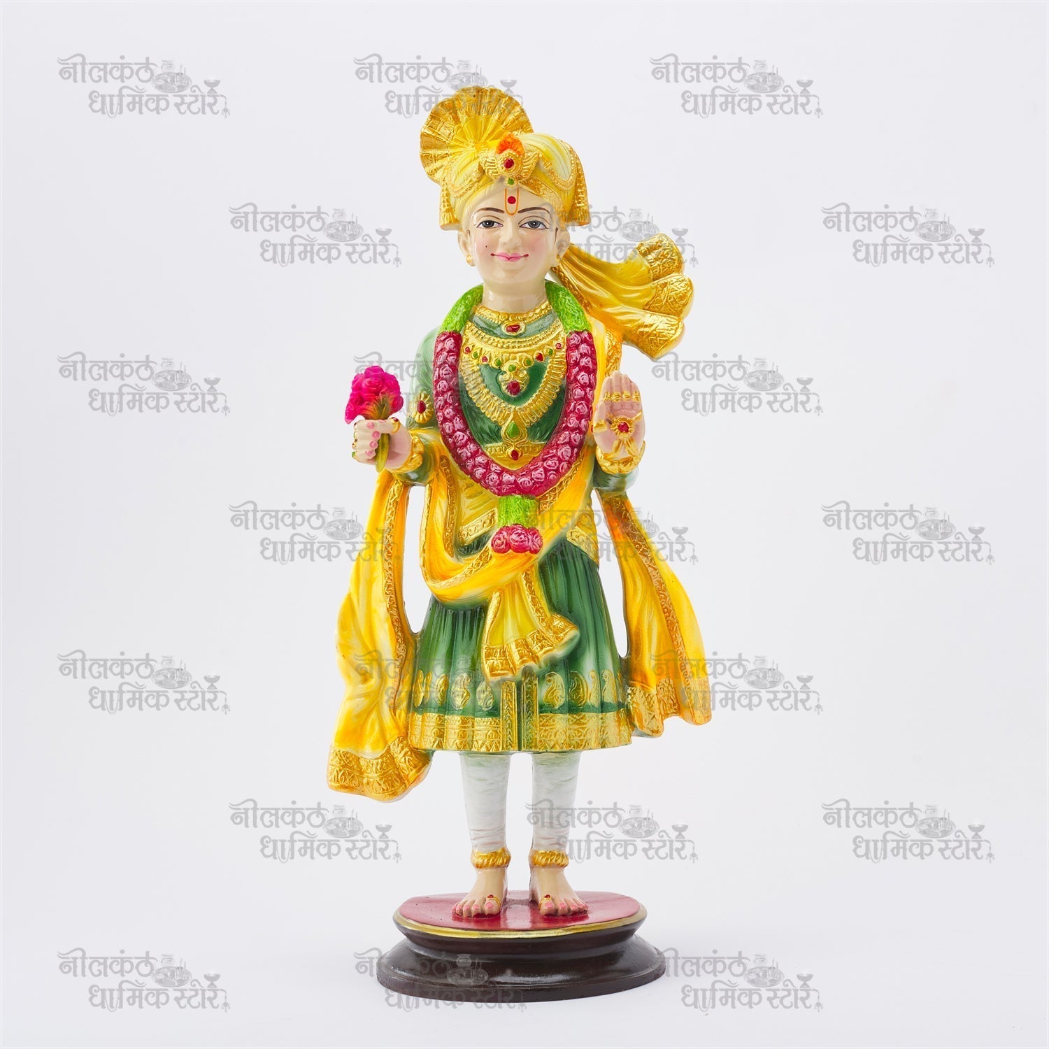 Ubha Ghanshyam Maharaj Murti – Swaminarayan Idol for Pooja