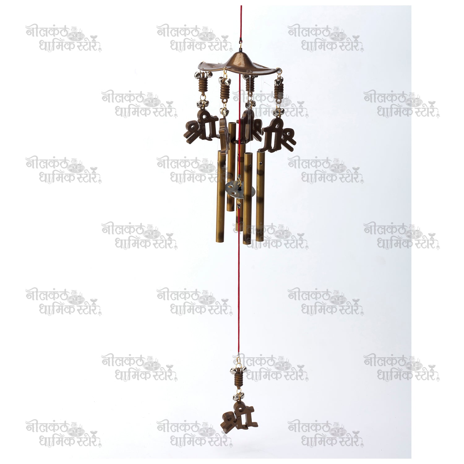 Handcrafted Large Windchimes with Wooden Beads and Natural Feathers for Home Decor