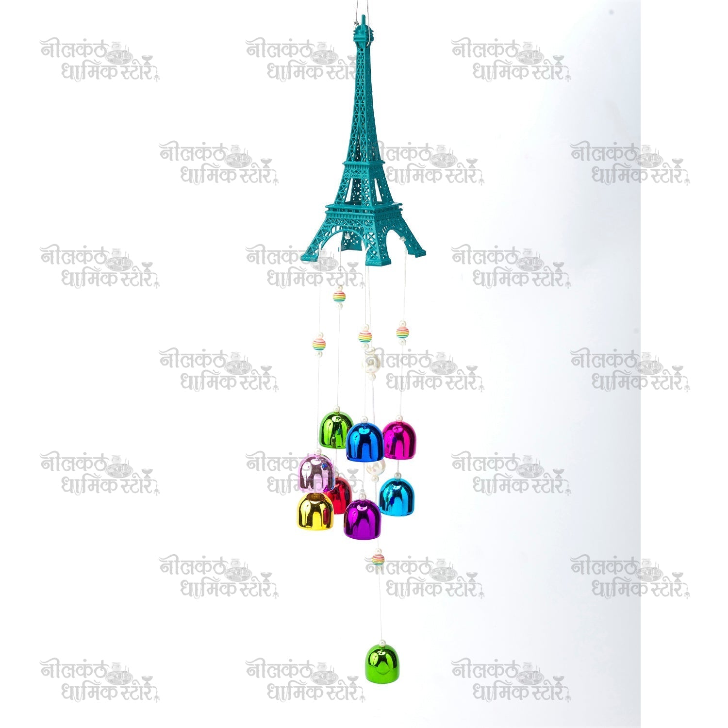 Handcrafted Large Windchimes with Wooden Beads and Natural Feathers for Home Decor