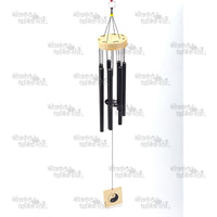 Handcrafted Large Windchimes with Wooden Beads and Natural Feathers for Home Decor